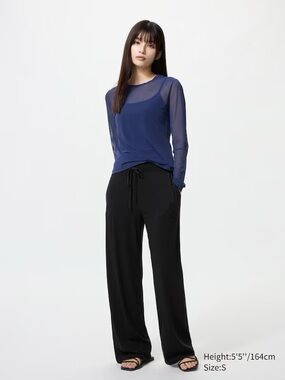 Uniqlo Jersey Easy pants in black